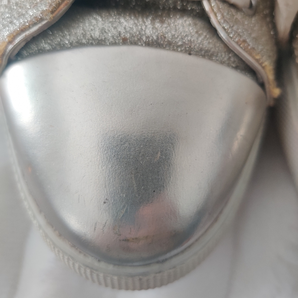 Authentic Prada Gold Glitter Sneakers - Picture 6 of 7